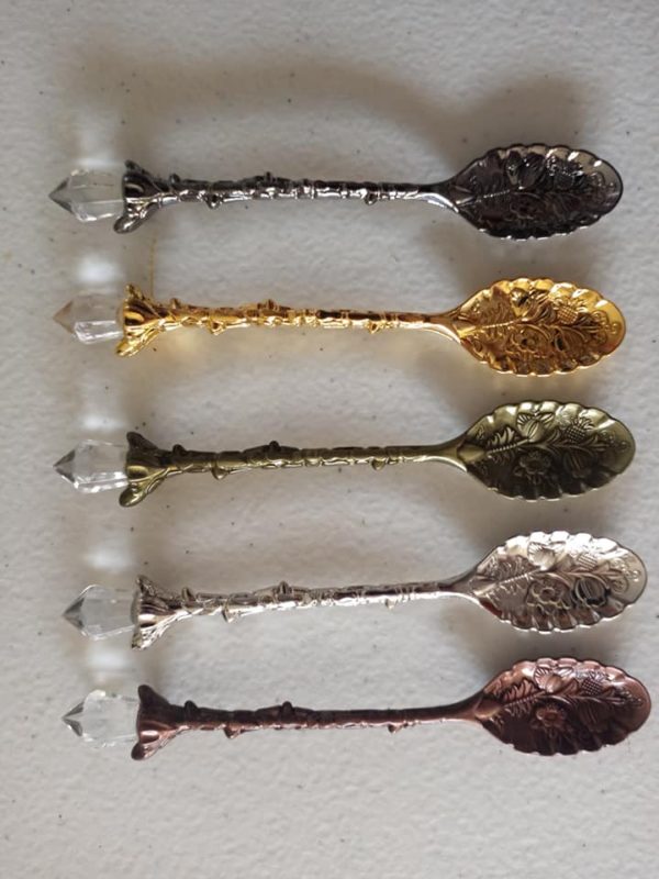 GEM AND LEAF SPOON